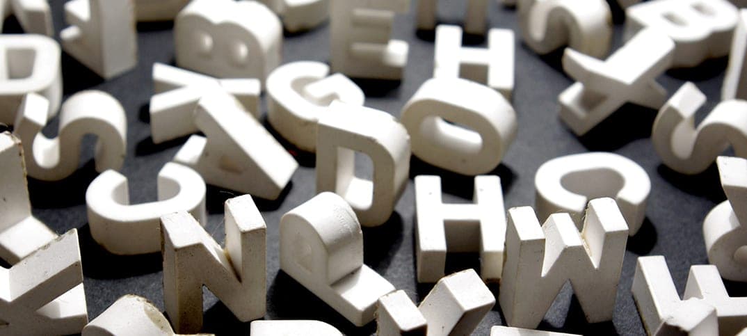 A web page with clear, large text representing good typography